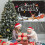 Christmas Backdrop Red Santa Tree Photo Background 3