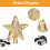 LED Christmas Tree Topper Star Snowflake Rotating Lamp 4