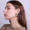 Resin Huggie Earrings Colorful Dome Geometry 2