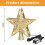 LED Christmas Tree Topper Star Snowflake Rotating Lamp 5