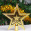 Christmas Tree Topper Star Golden Pentagram 4