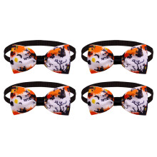Halloween Pet Bow Tie Collars 4 pcs