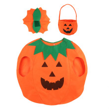 Kids Pumpkin Costume Set 3 Pieces