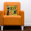 Linen Throw Pillow Covers Halloween Pumpkin Theme 4 Pack 4
