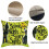 Linen Throw Pillow Covers Halloween Pumpkin Theme 4 Pack 3