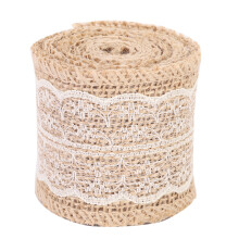 Linen Lace Ribbon Roll for Christmas DIY Crafts