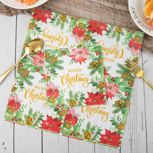 Christmas Napkins Star Design 60 Pieces 1