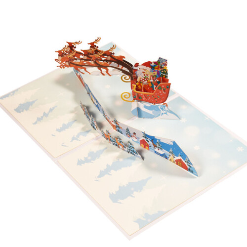 3D Pop-Up Christmas Greeting Card 2