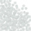 Snowflake Confetti Round White 100 pcs 1