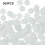 Snowflake Confetti Round White 100 pcs 5