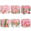 Pink Christmas Paper Gift Boxes Santa Treat Boxes 1