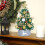 Mini Artificial Christmas Tree Gold Tabletop Decoration 2