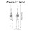 Stainless Steel Skull Stud Earrings Barbell Drop Gothic Punk 5