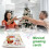 Christmas Music Card Pattern Beautiful 3D Greeting Card 2
