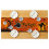 Halloween Table Runner Pumpkin Burlap 72 inch 1