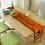 Halloween Table Runner Pumpkin Burlap 72 inch 5