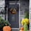 Halloween Door Decoration Pumpkin Hanger 3
