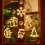 LED Christmas Window Lights Silhouette Bell Tree Reindeer 4
