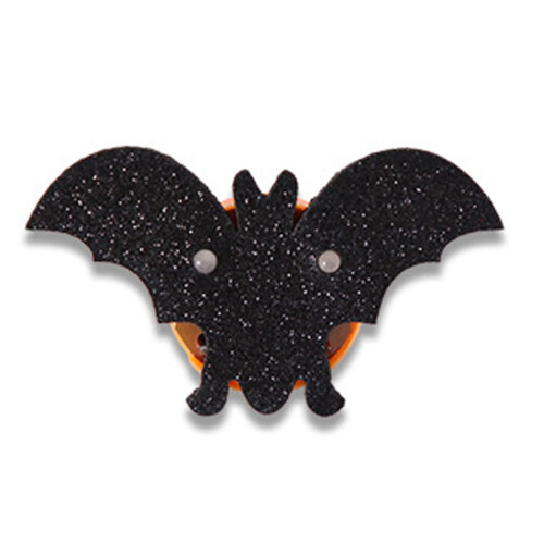 Halloween Ghost Bat Brooch with Pumpkin 1pc