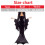 Women's Vampire Costume Black Dress 5