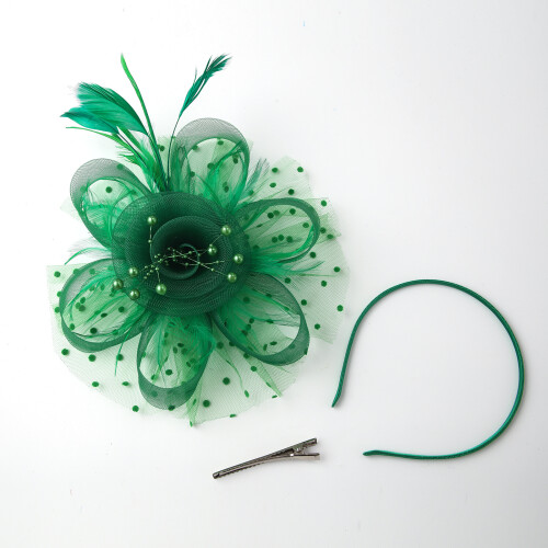 Mesh Bridal Tiara Small Top Hat Hair Accessory