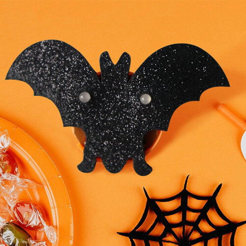 Halloween Ghost Bat Brooch with Pumpkin 1pc 2