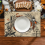 Halloween Placemats Set Skeleton Pumpkin Candy Design 4 pcs 2