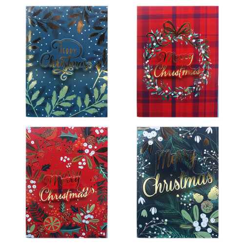 Christmas Music Card Pattern Beautiful 3D Greeting Card