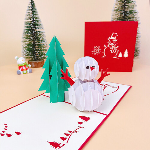 Christmas Greeting Card 3D Tree Design 2