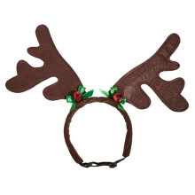 Dog Reindeer Antler Head Strap Christmas Pet Costume