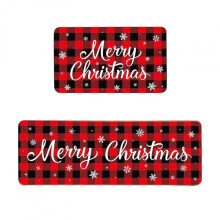Christmas Rug Non-Slip Water-Absorbing Entryway Mat
