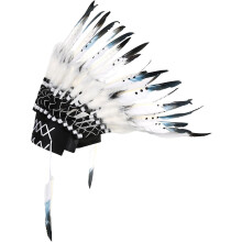 Native American Headdress Handmade Feather Headband for