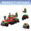 Christmas Building Blocks Set Small Particle Santa Toy for 4