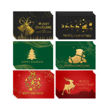 Christmas Greeting Card Set with Envelopes and Stickers 24