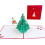 3D Christmas Greeting Card with Tree Design 1