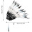 Native American Headdress Handmade Feather Headband for 3