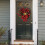 Artificial Lighted Christmas Wreath with Red Bow 3