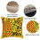 Linen Throw Pillow Covers Halloween Pumpkin Theme 4 Pack 3