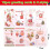 Funny Christmas Cards with Envelopes - 12 pcs 2