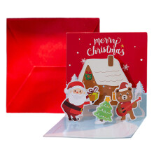 Christmas Greeting Card Handwritten Thank You Card