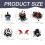 Halloween Hair Clips Set Glitter Bows Witch Hat Ghost Pins 2