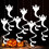 Halloween Hanging Ornaments Ghost Spiral Streamers 24 pcs 4