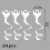 Halloween Hanging Ornaments Ghost Spiral Streamers 24 pcs 5