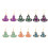 Halloween Stud Earrings Ghost Bat Spider Skull 1