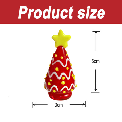 Miniature Christmas Tree Glass Ornament Home Decor Gift 1