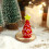 Miniature Christmas Tree Glass Ornament Home Decor Gift 4
