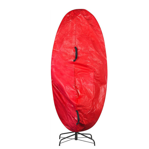 Christmas Tree Storage Bag Upright Red 30x60 Inch