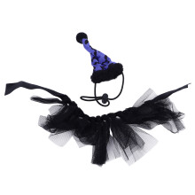 Reptile Halloween Costume Black Mesh Dress and Hat