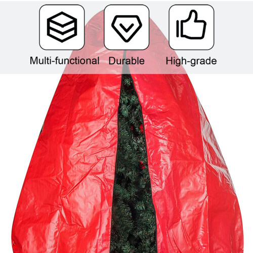 Christmas Tree Storage Bag Upright Red 30x60 Inch 2