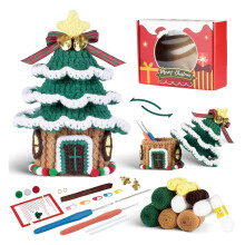 Knitting Kit Snow House Beginner Project